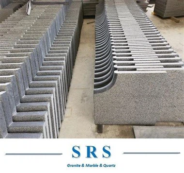 אפור כהה בזלת גרניט בריכת שחייה מרצפות קופינג