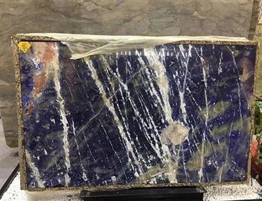 Sodalite Blue Jasper Precious Stone Marble Azul Bahia חצי יוקרה אבן