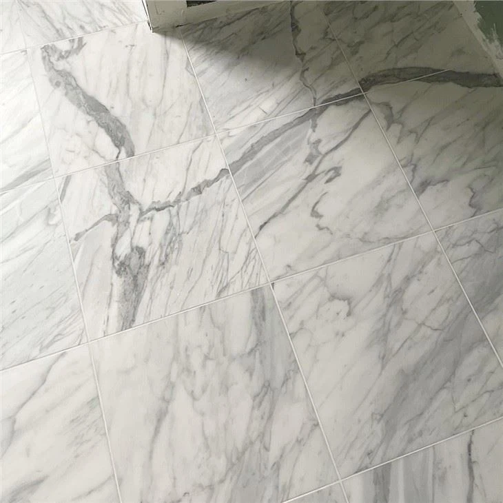 Statuary marble tile