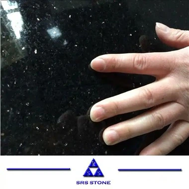 שחור גרניט שחור גלקסי אבן גרניט Backsplash לוחות אריחים לוחות אריח